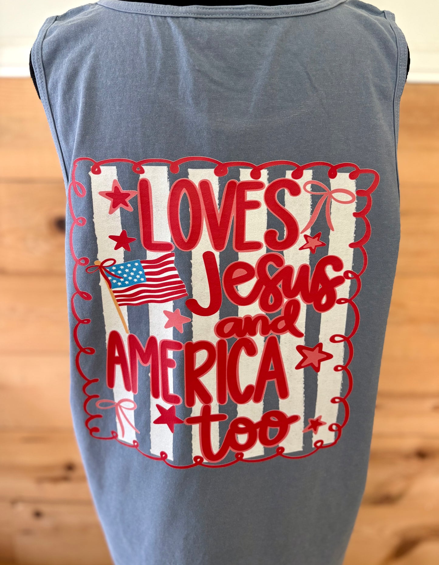 She loves Jesus and America too