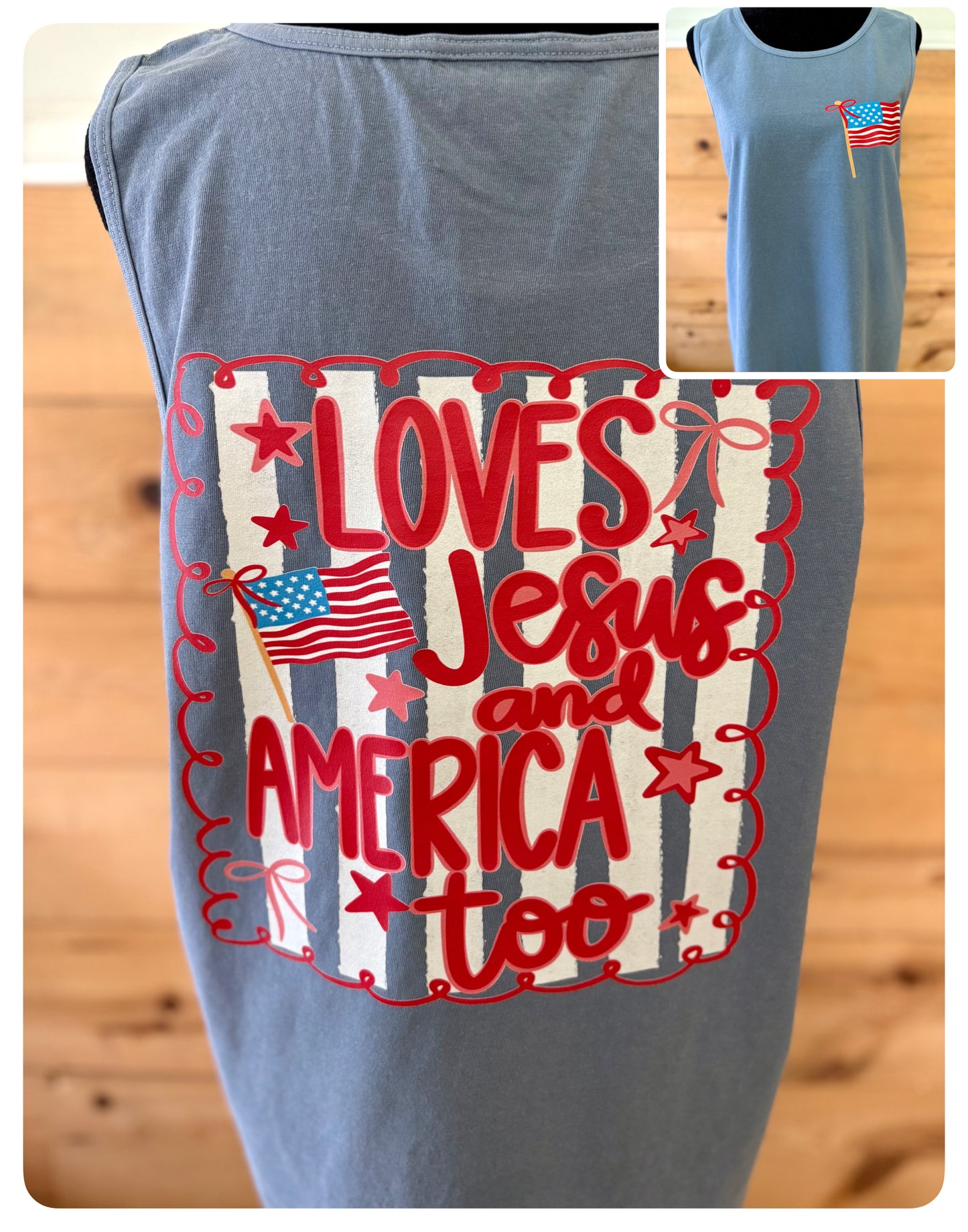 She loves Jesus and America too
