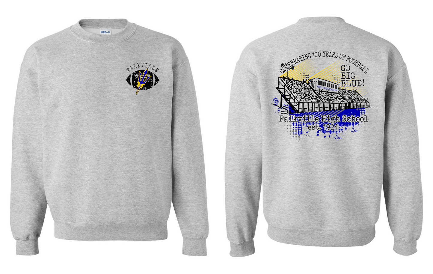 FHS 100 years of football celebration (Gildan Sweatshirt)