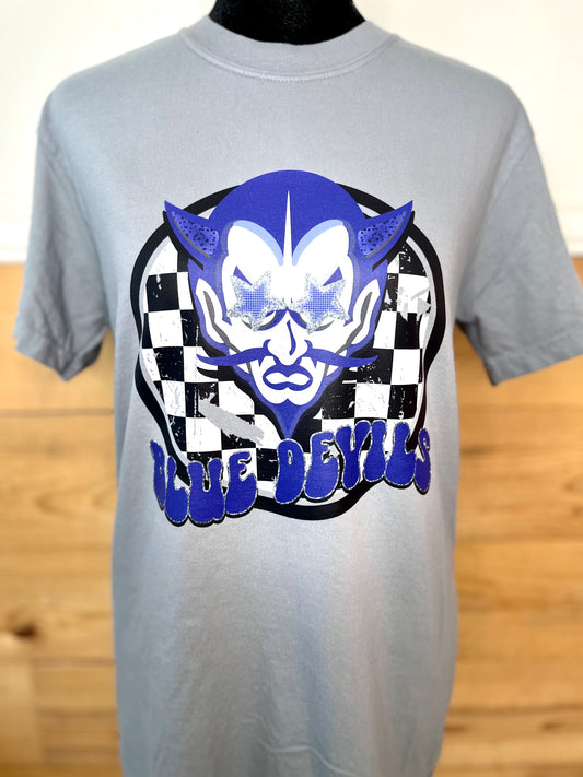 Blue Devils retro mascot