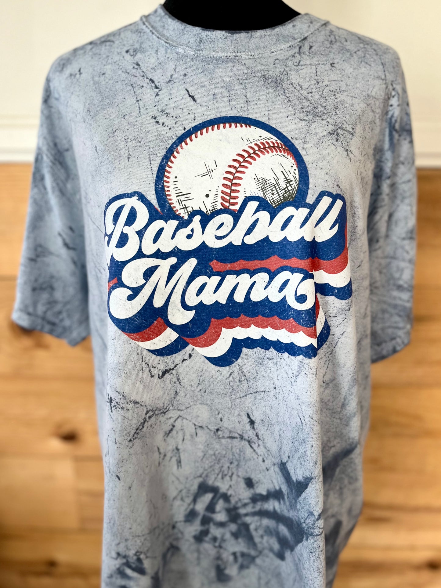 Retro Baseball Mama