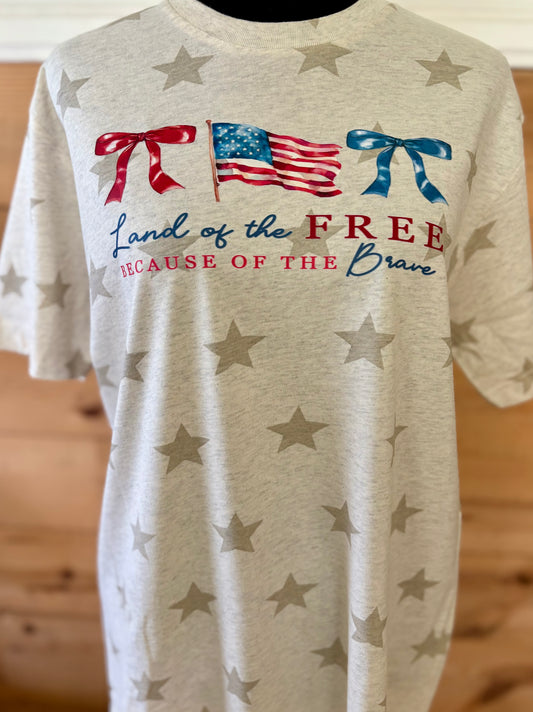 Land of the free because of the Brave