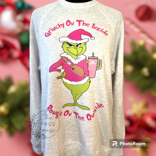 Grinchy on the inside, bougie on the outside