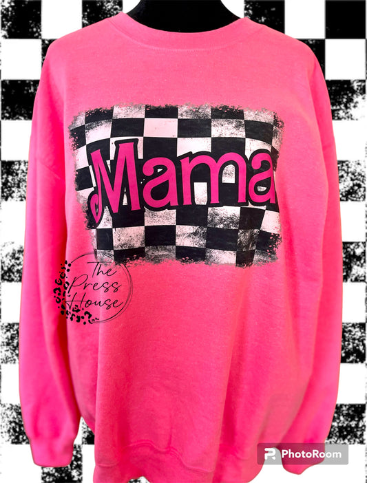 Checkered retro Mama