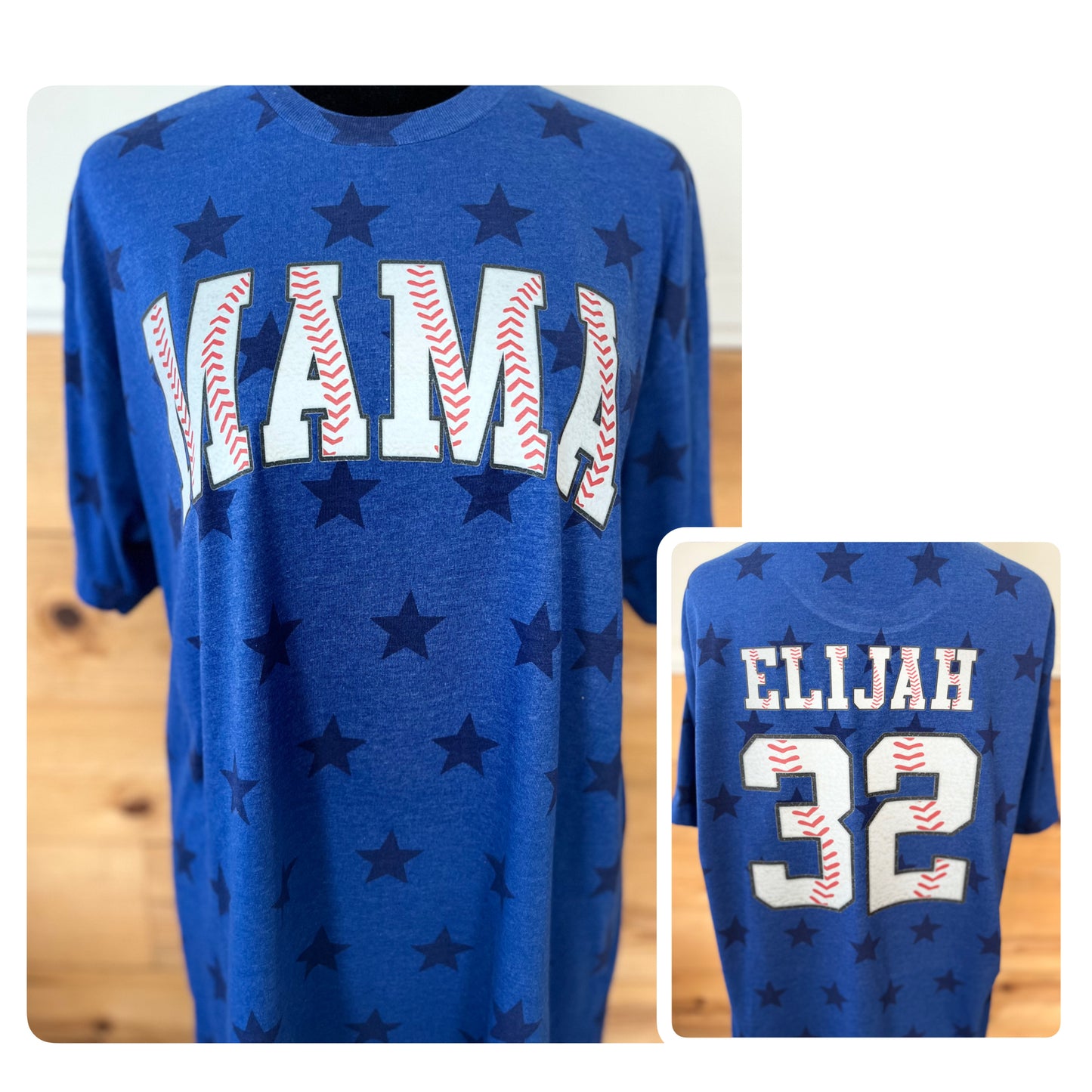 Custom baseball Mama