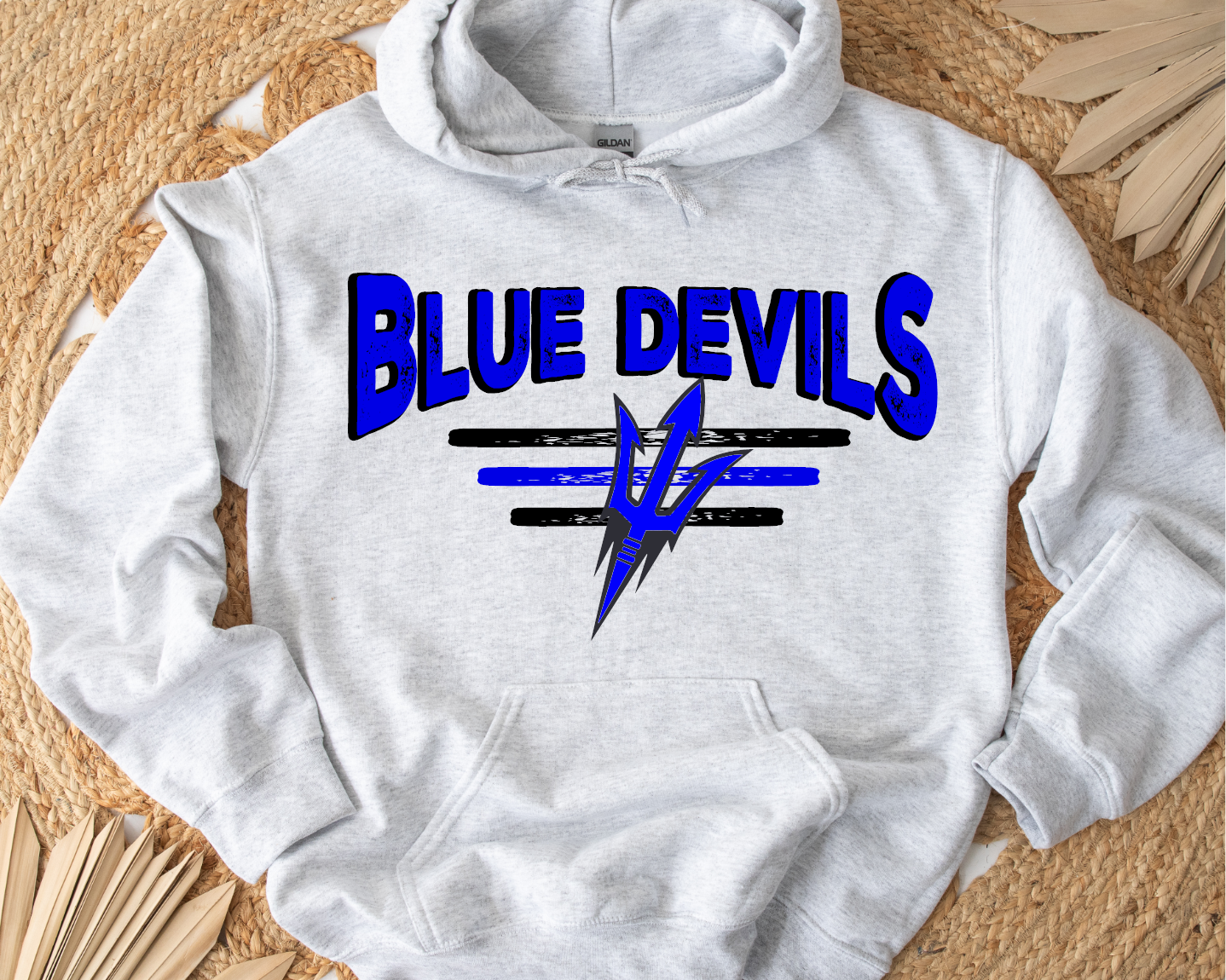 Blue Devils mascot hoodie