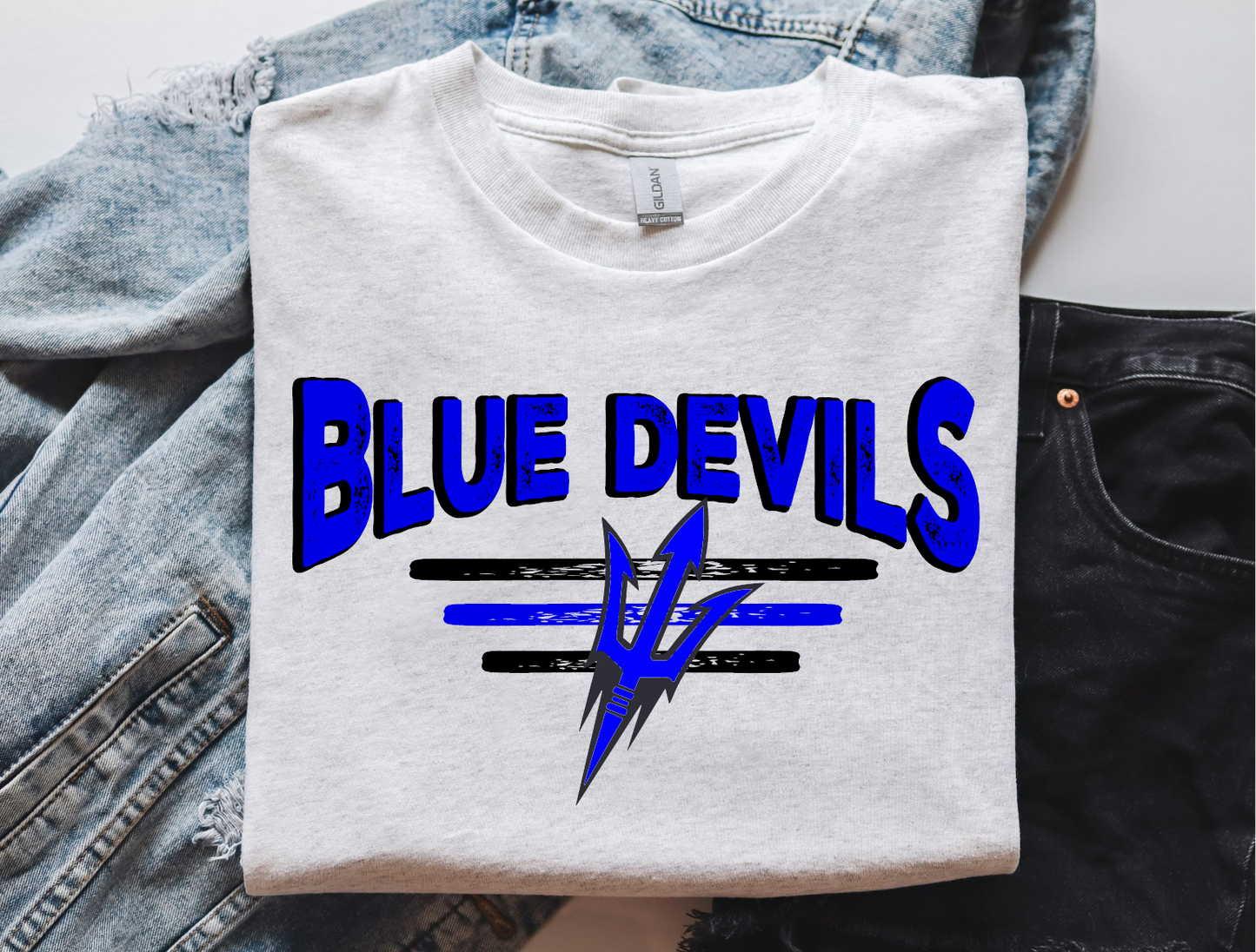 Blue Devils mascot tee