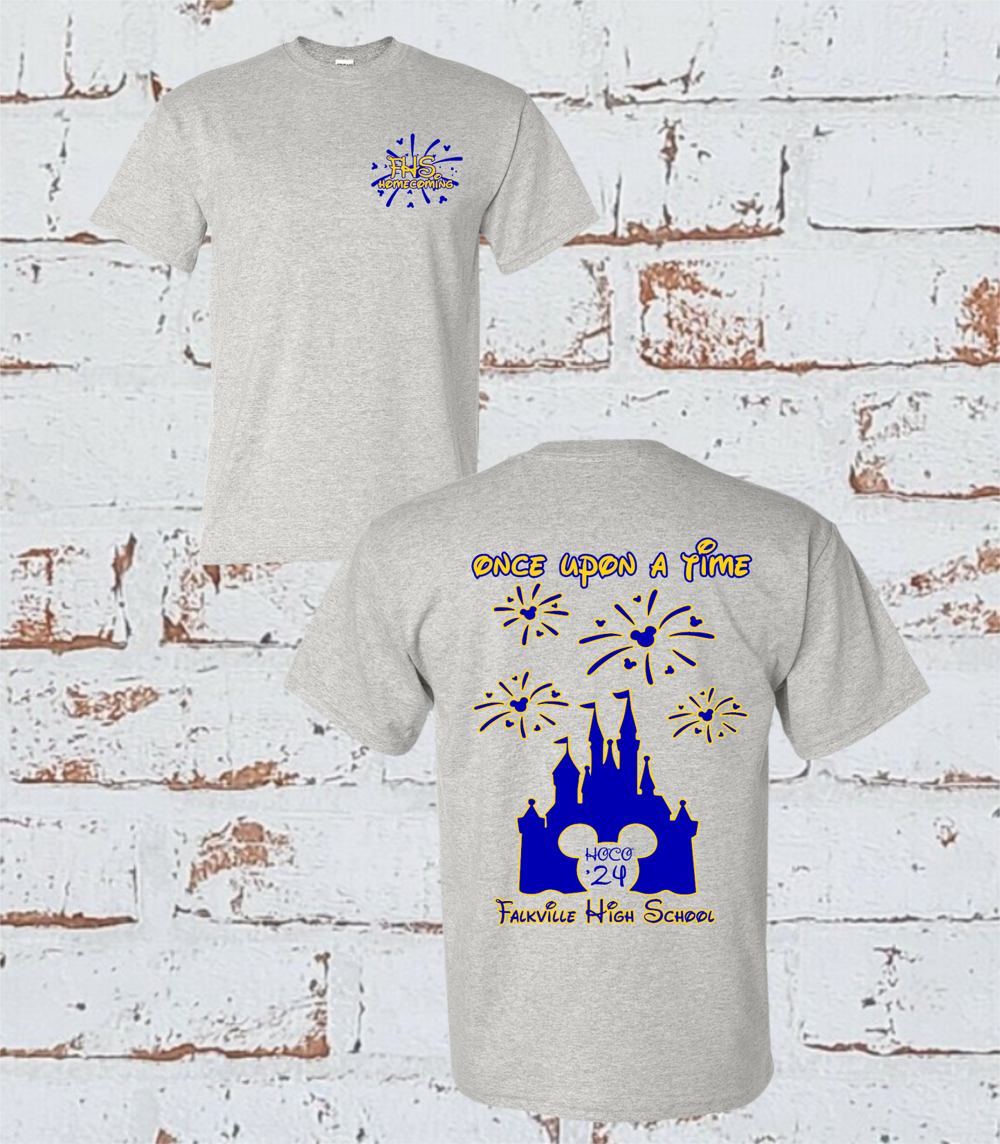 "Once upon a time" FHS homecoming tee