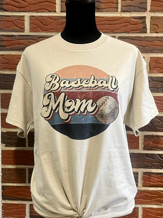 Retro Baseball Mom