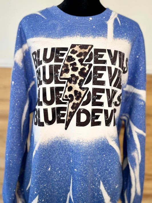 Blue Devils lightning bolt sweatshirt