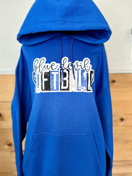 Blue Devil Softball hoodie