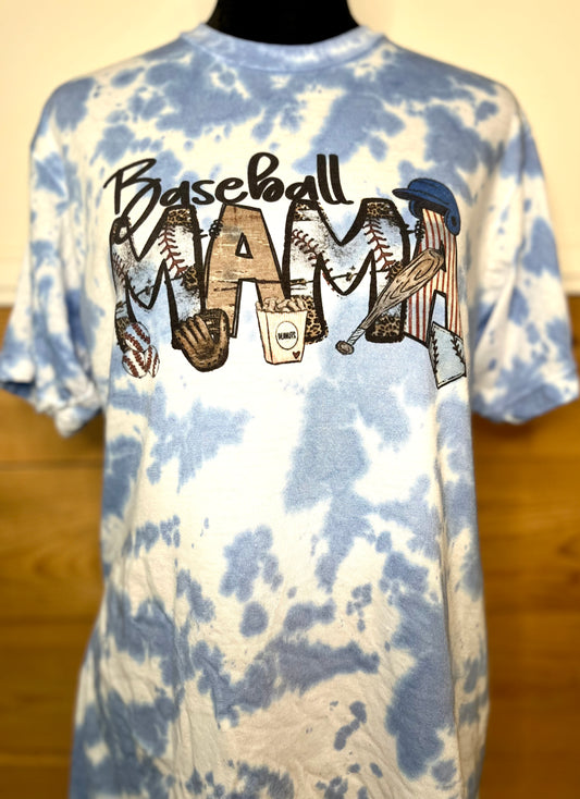 Baseball Mama dyed tee