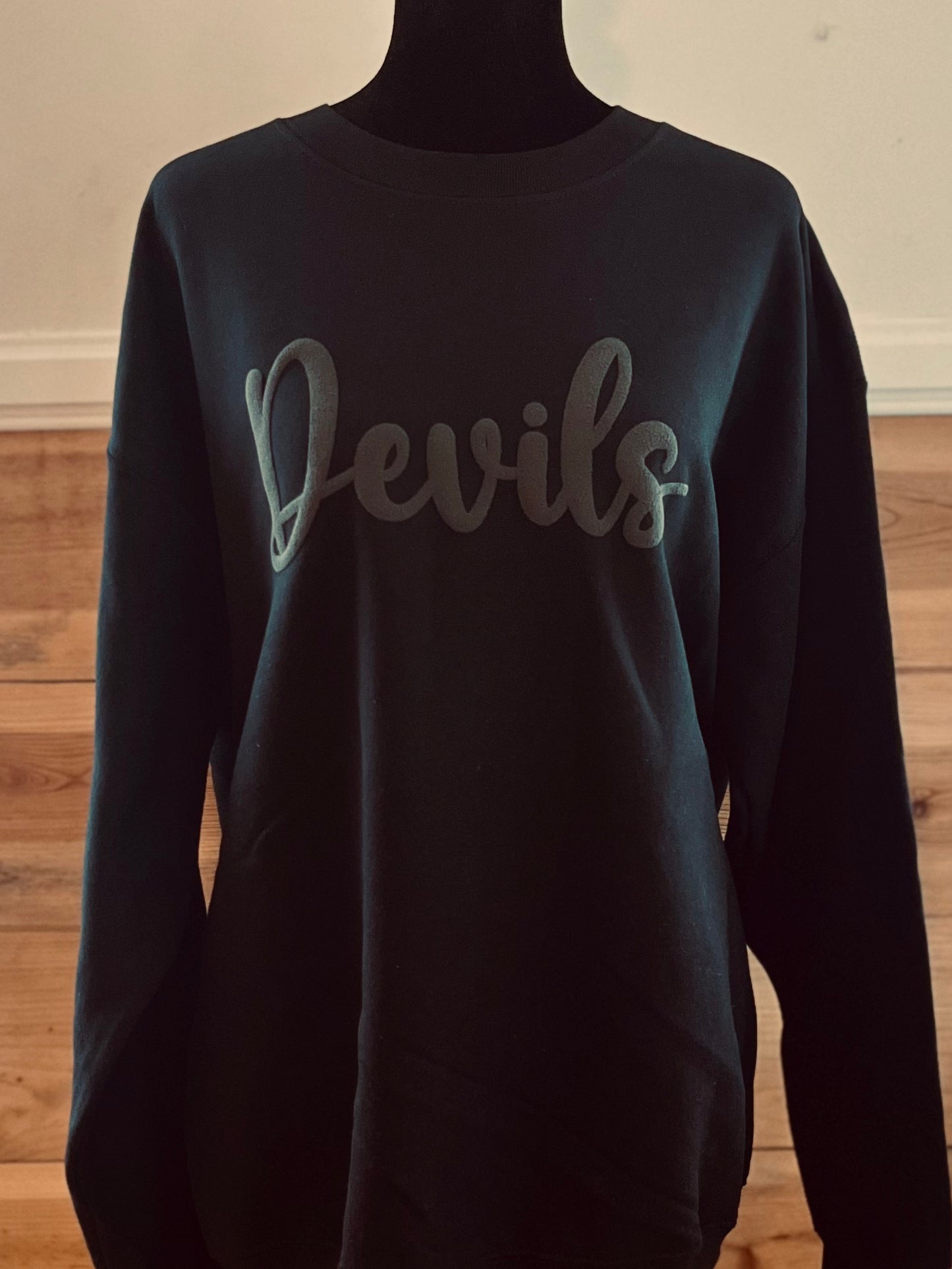 Custom 3D puff vinyl crewneck sweatshirt